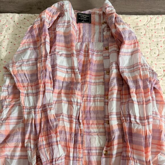 Abercrombie | Women's button up | Pink/Purple | L - Picture 1 of 5